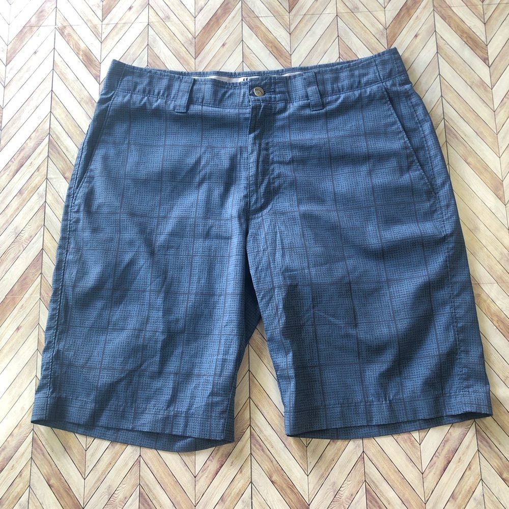 Callaway Performance Shorts Plaid Blue Men’s Size 32